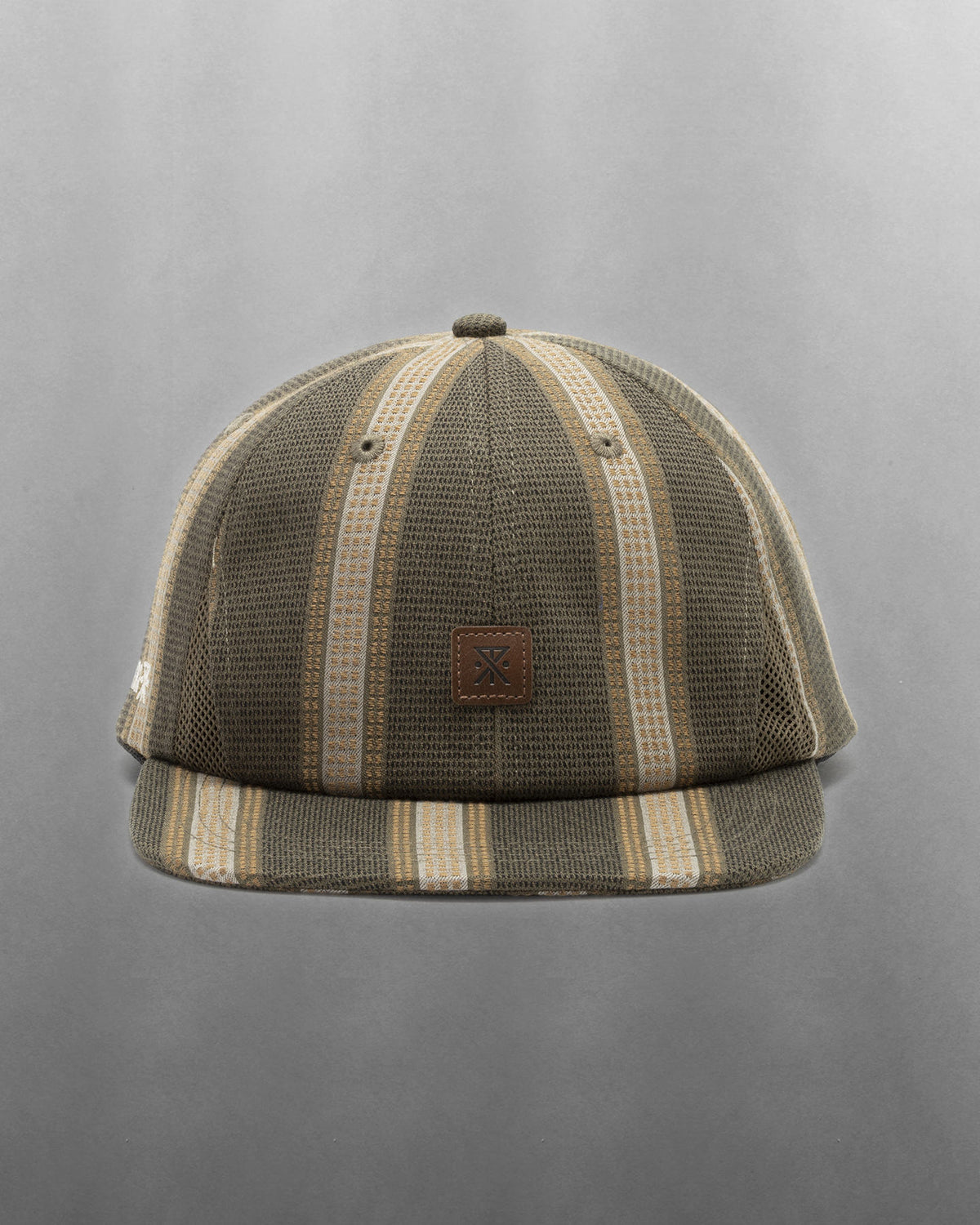 Vertical Stripe Jacquard 6Panel Cap - Mid