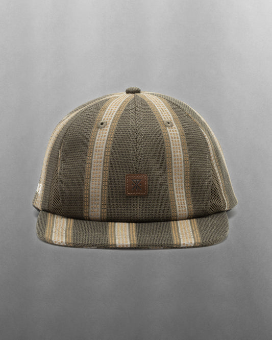 Vertical Stripe Jacquard 6Panel Cap - Mid