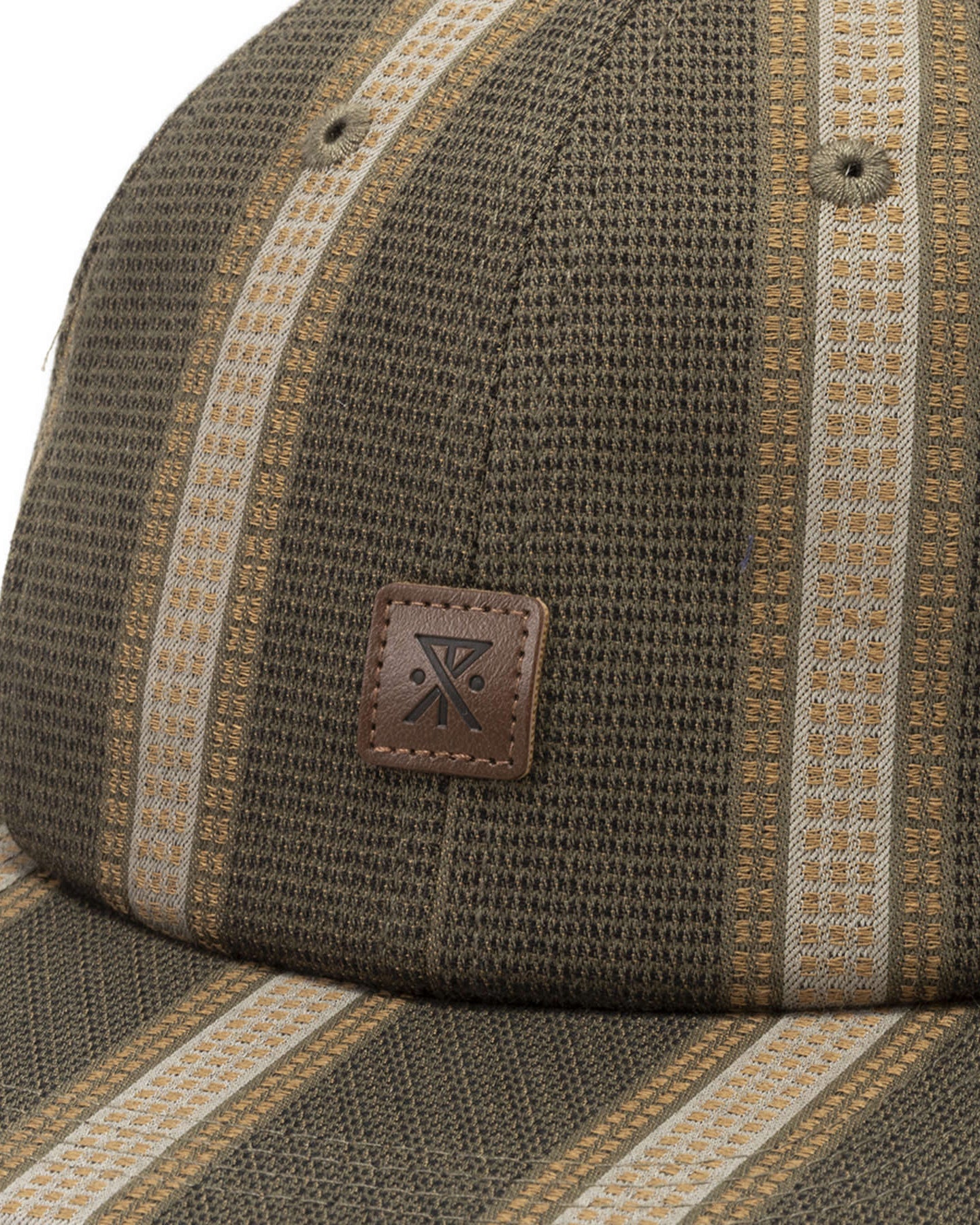 Vertical Stripe Jacquard 6Panel Cap - Mid