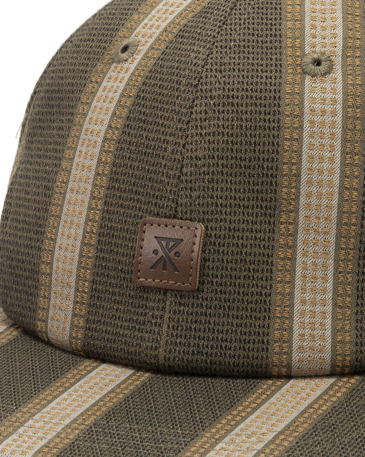 Vertical Stripe Jacquard 6Panel Cap - Mid