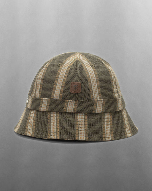 Vertical Stripe Jacquard Metro Hat - Mid