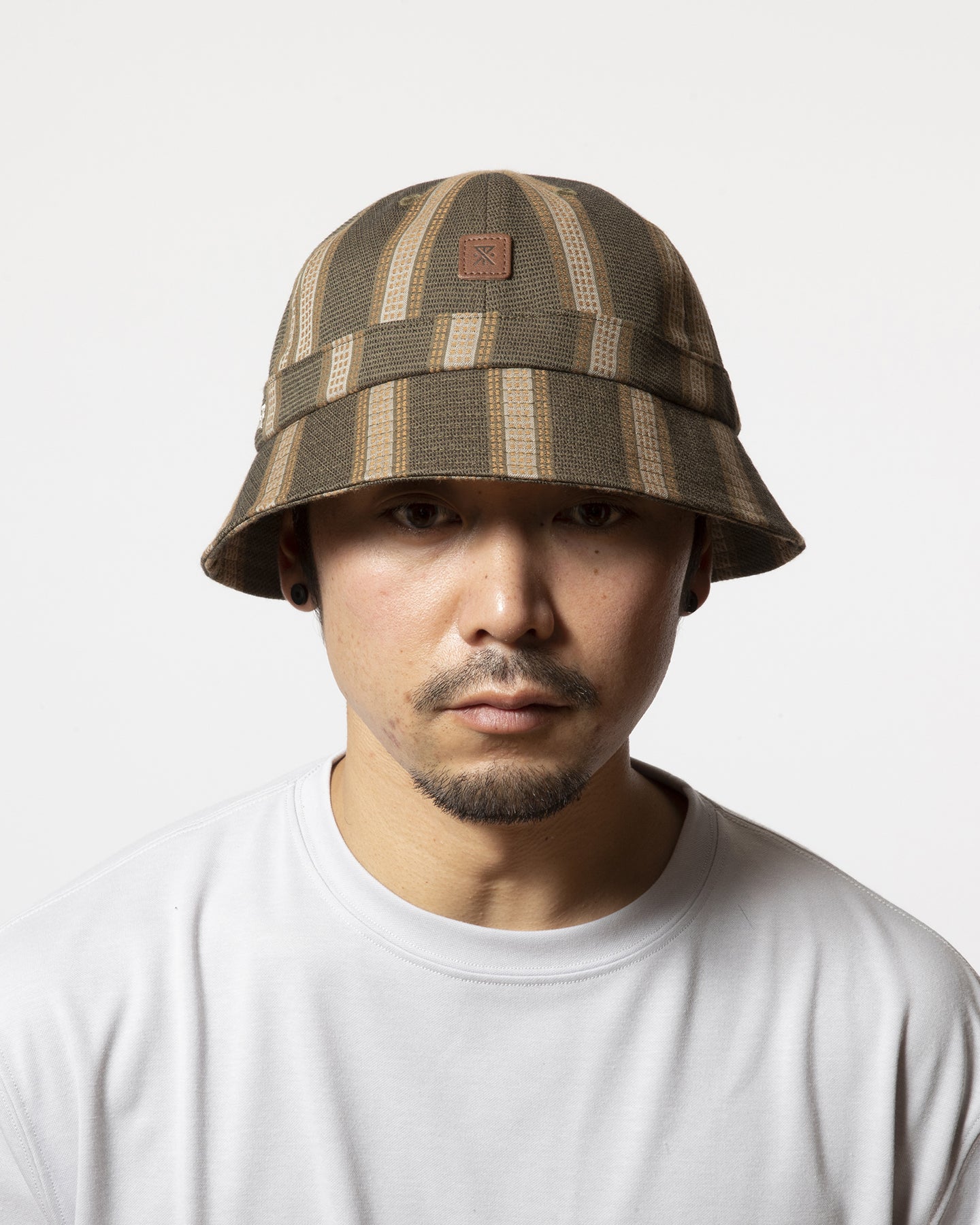 Vertical Stripe Jacquard Metro Hat - Mid