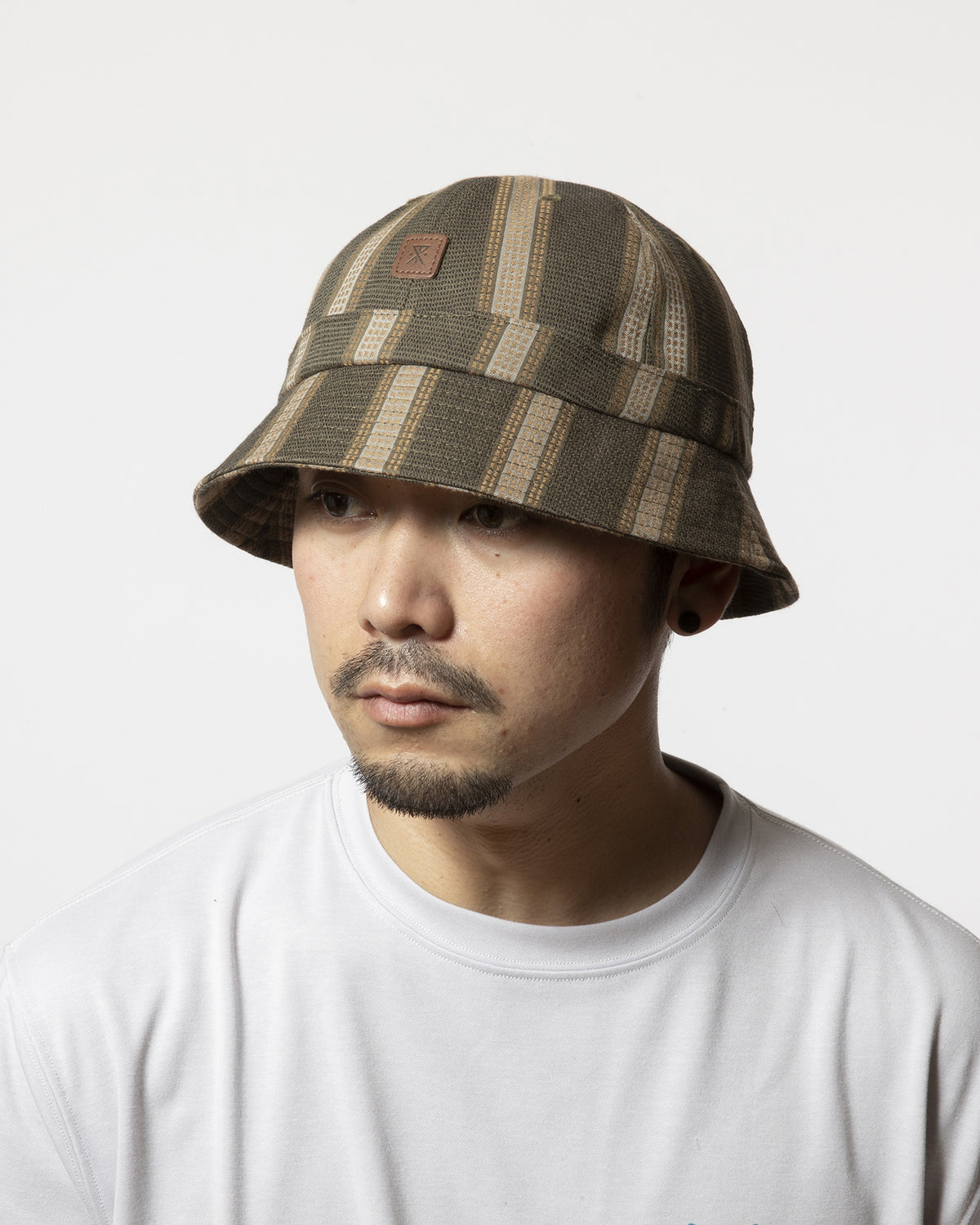 Vertical Stripe Jacquard Metro Hat - Mid
