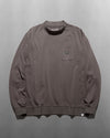 Label 9.3oz H/W Mock Neck L/S Pocket Tee