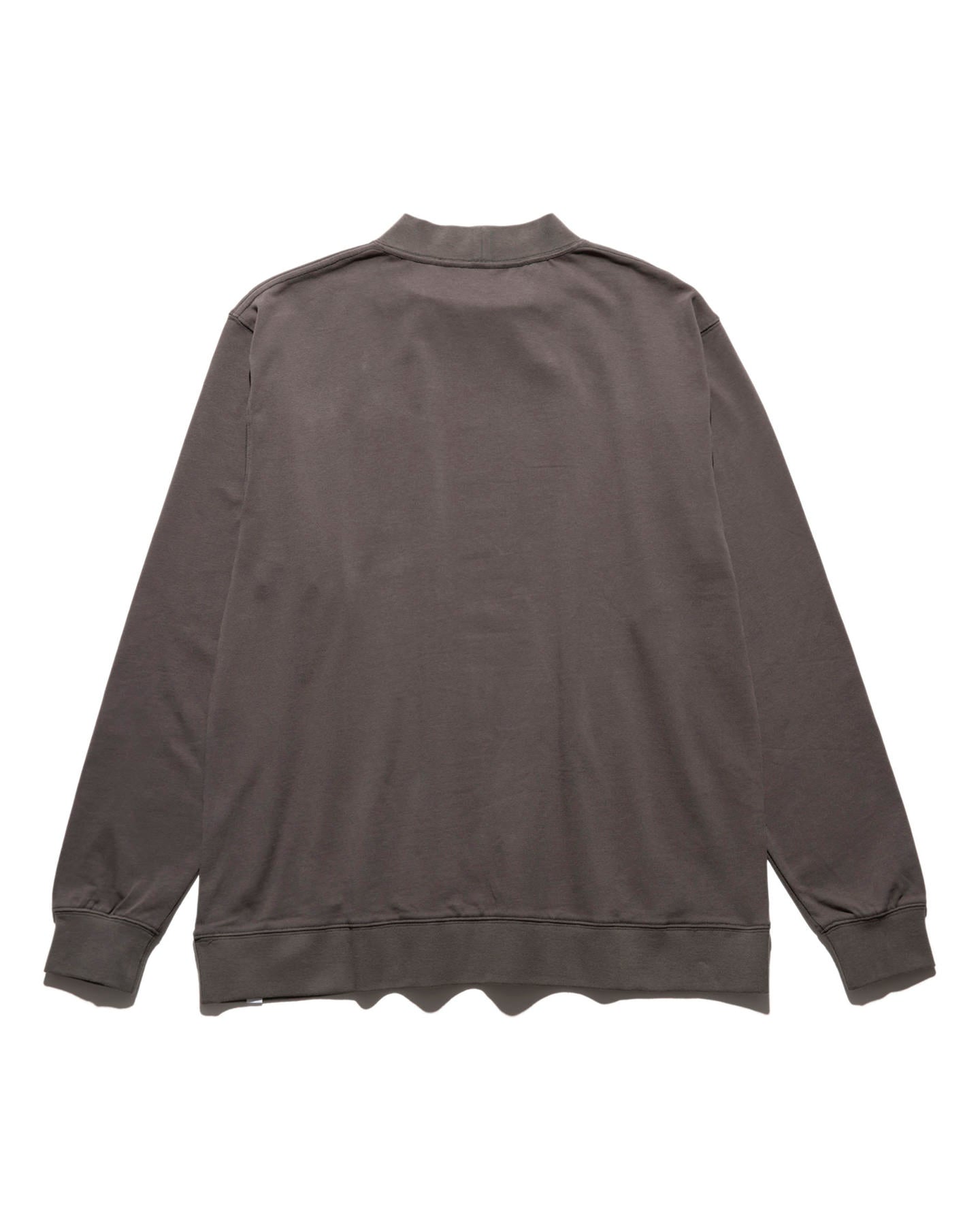 Label 9.3oz H/W Mock Neck L/S Pocket Tee