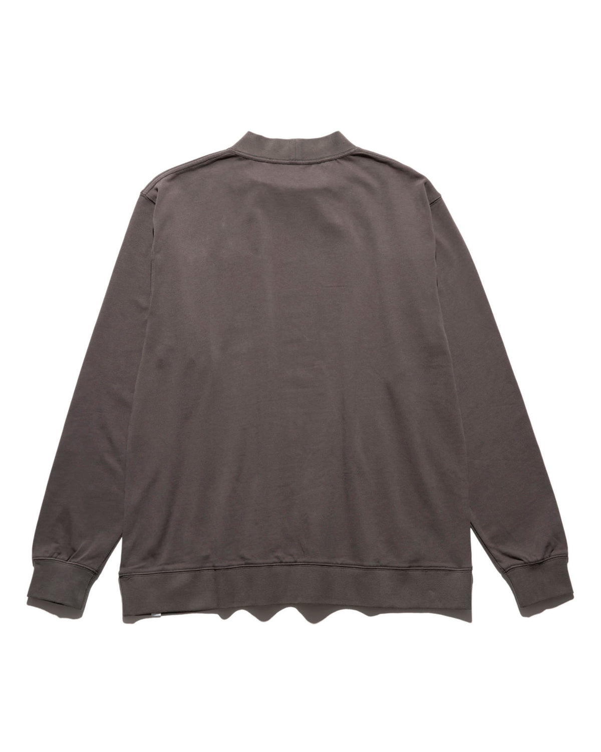 Label 9.3oz H/W Mock Neck L/S Pocket Tee