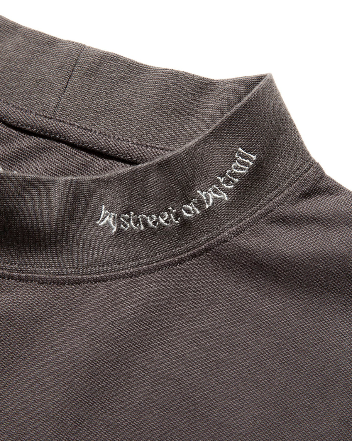 Label 9.3oz H/W Mock Neck L/S Pocket Tee