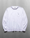 Label 9.3oz H/W Mock Neck L/S Pocket Tee