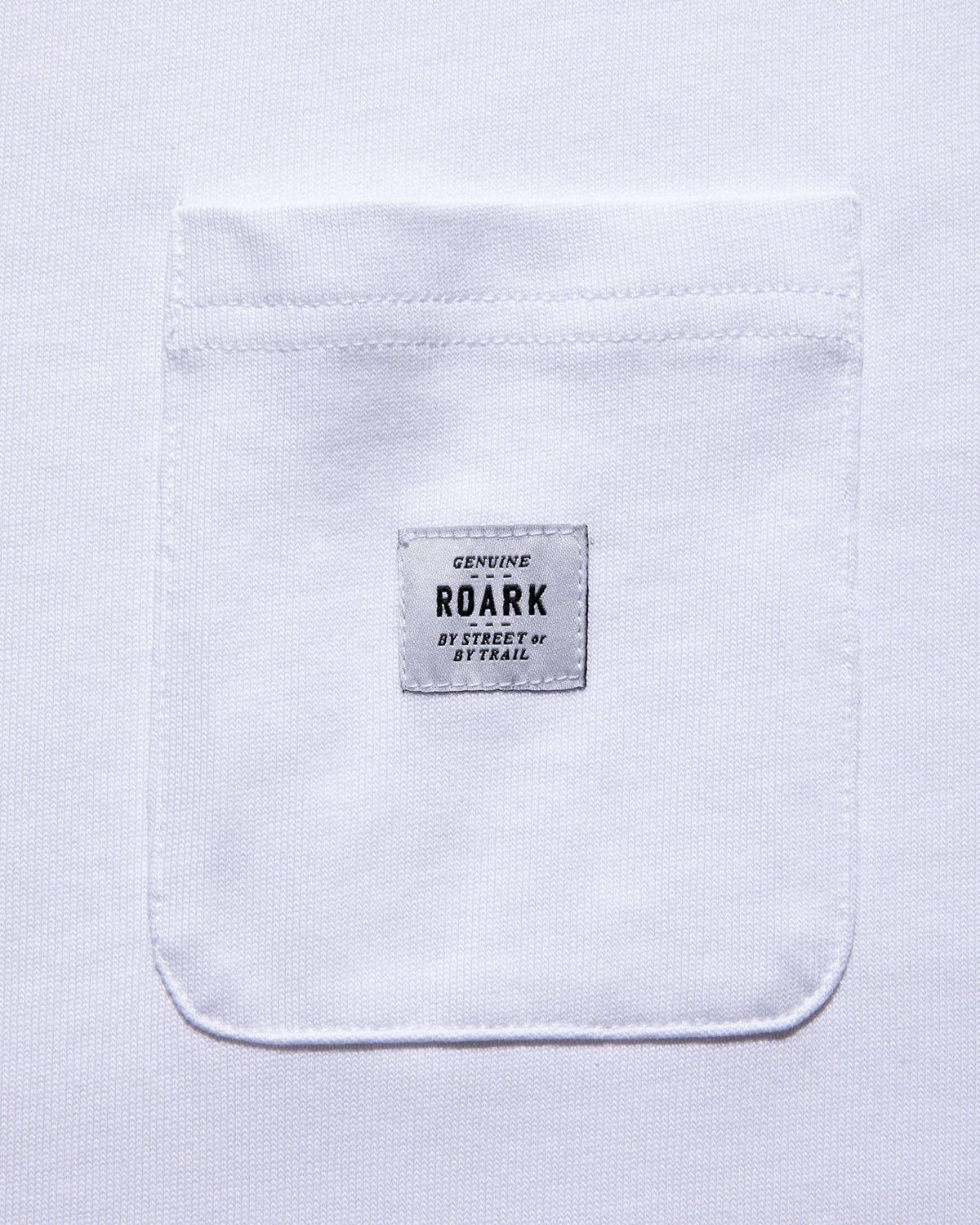Label 9.3oz H/W Mock Neck L/S Pocket Tee