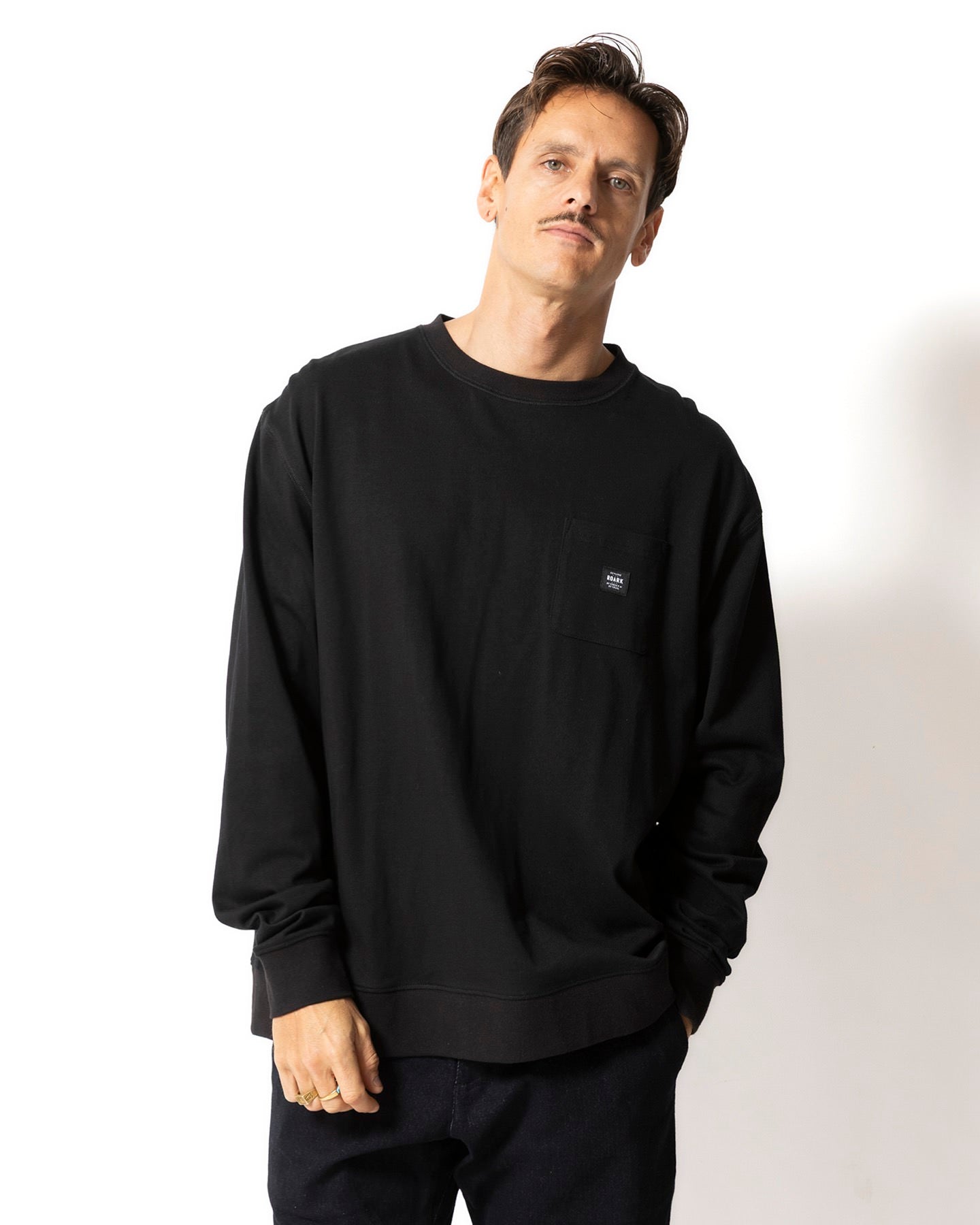 Label 9.3oz H/W L/S Tee