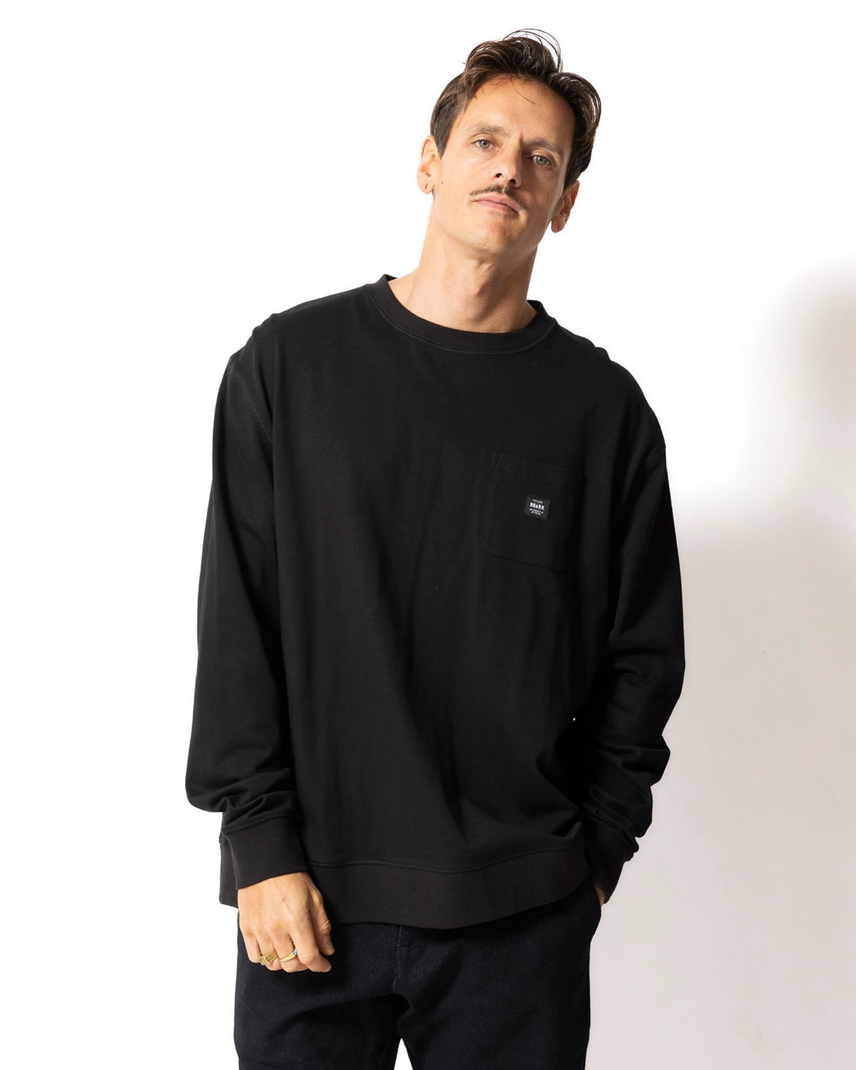 Label 9.3oz H/W L/S Tee