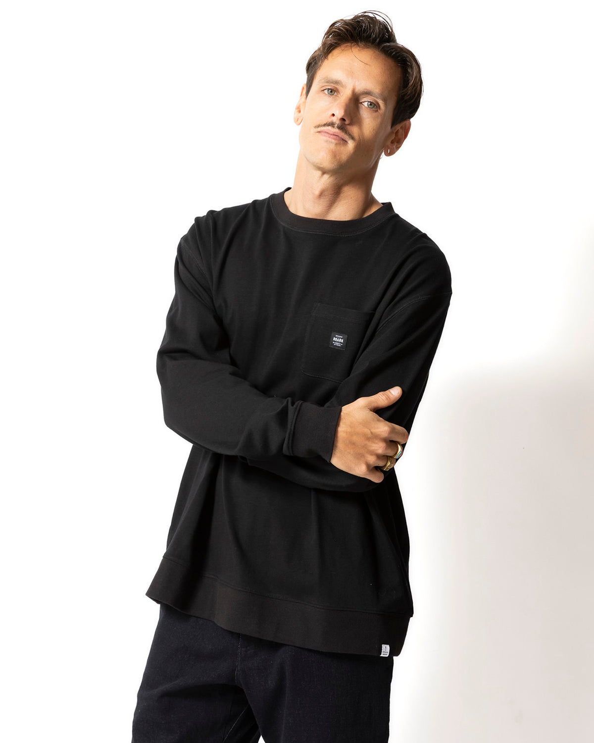 Label 9.3oz H/W L/S Tee
