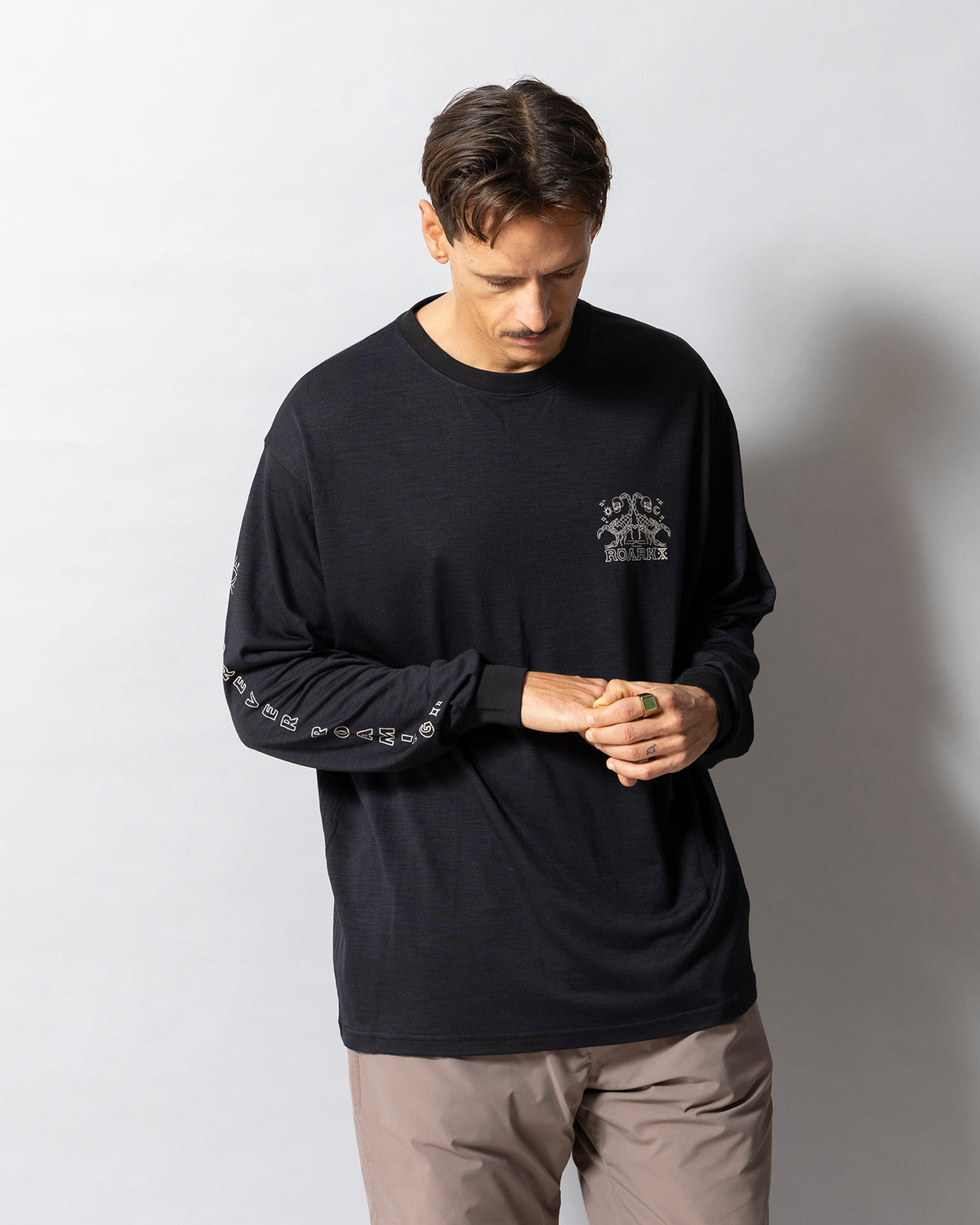 "Reading Ritual" Merino Wool L/S Tee