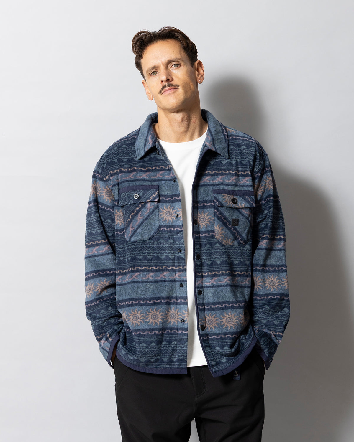 FLEECE EMBER OVER SHIRT