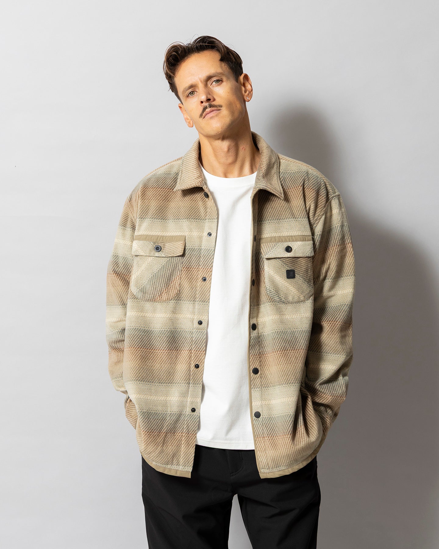 FLEECE EMBER OVER SHIRT