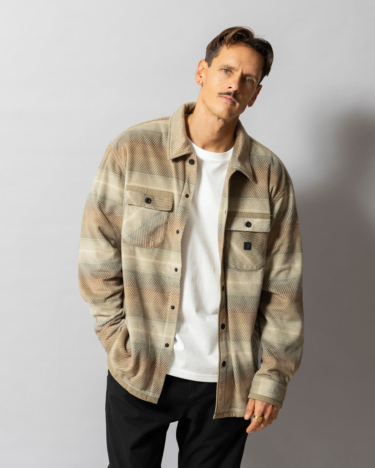FLEECE EMBER OVER SHIRT