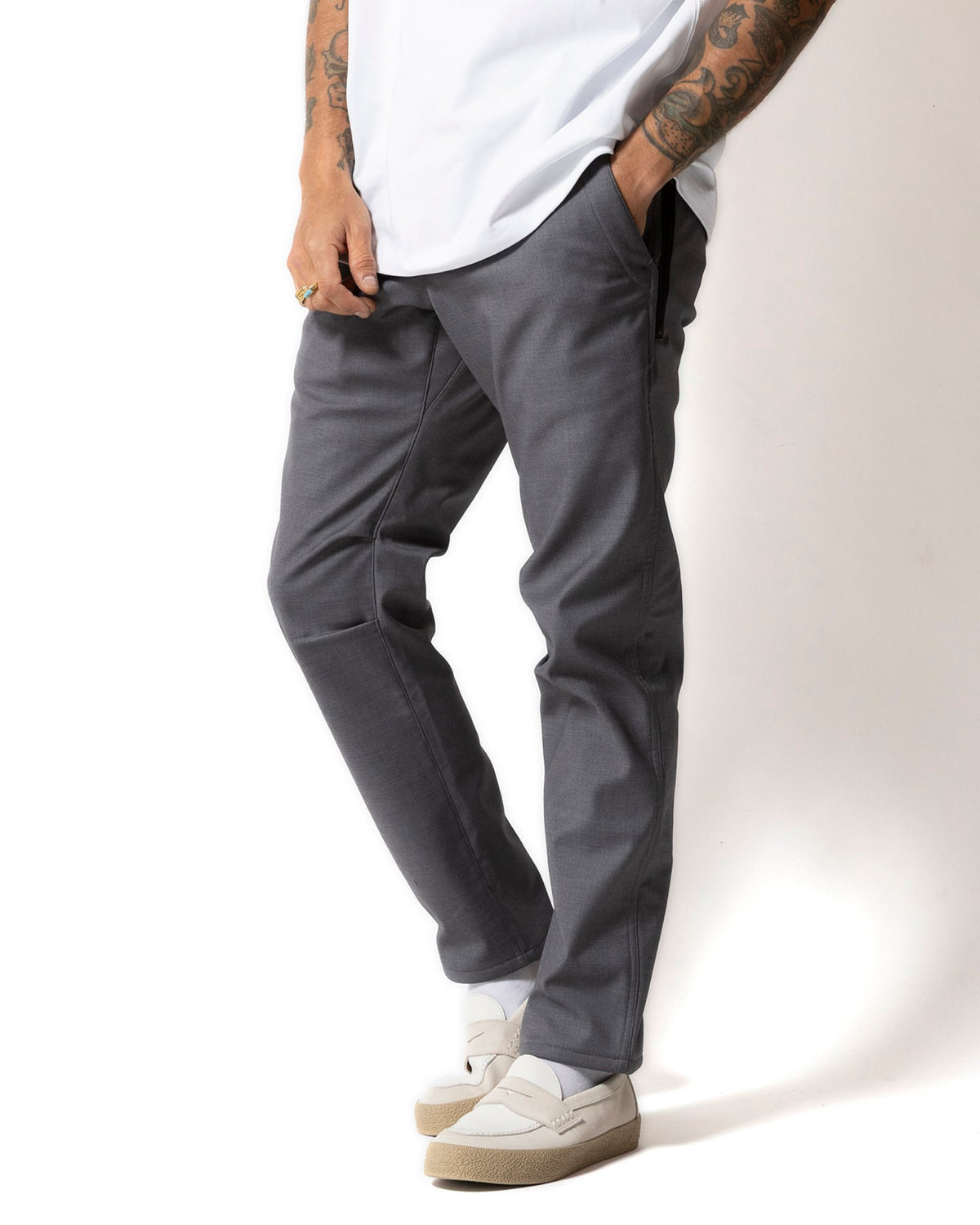 Travelpant Rayon Sauge w/Fleece - Narrow