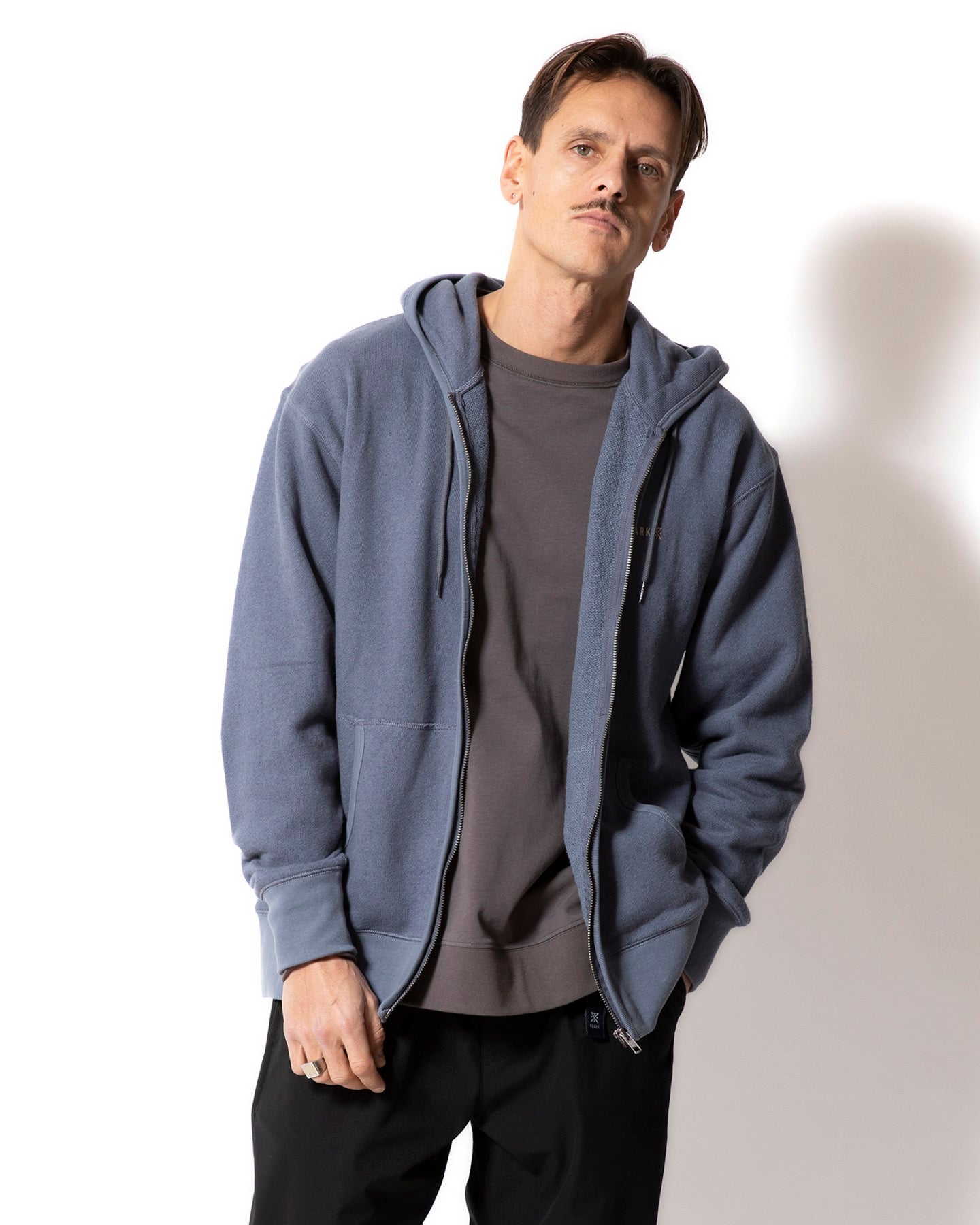 H/W Hempcotton F/Z Hood Sweat