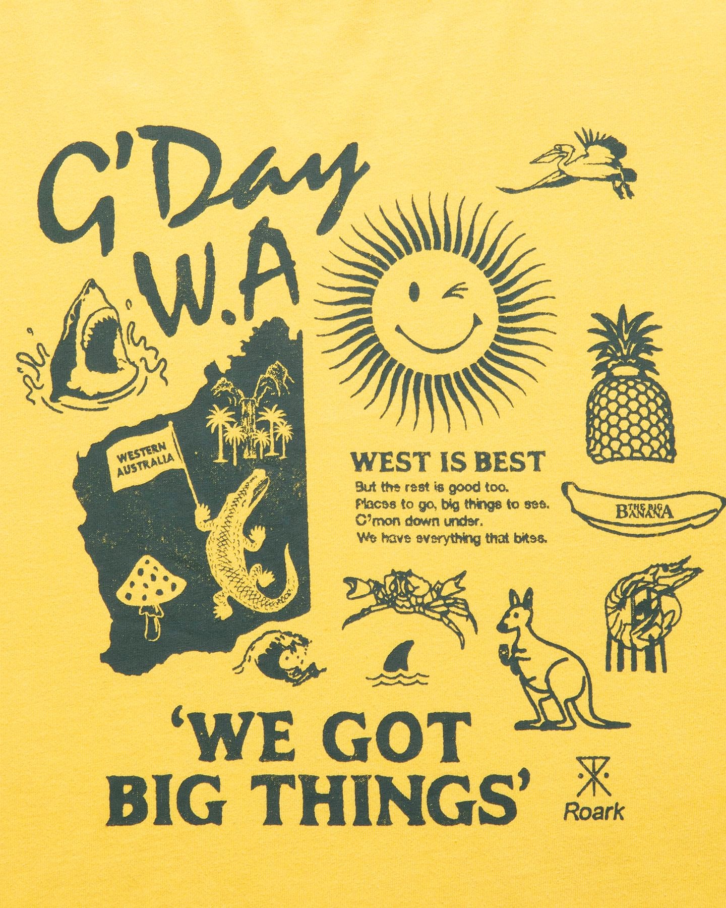 G'day W.A. S/S Tee