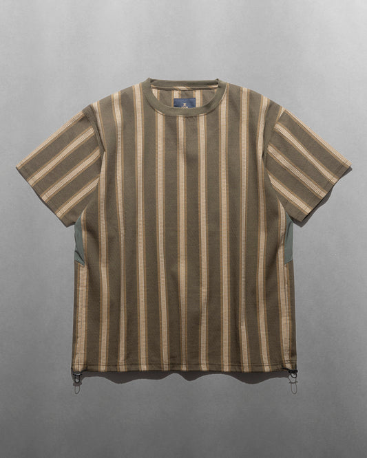 Vertical Stripe Jacquard Tee