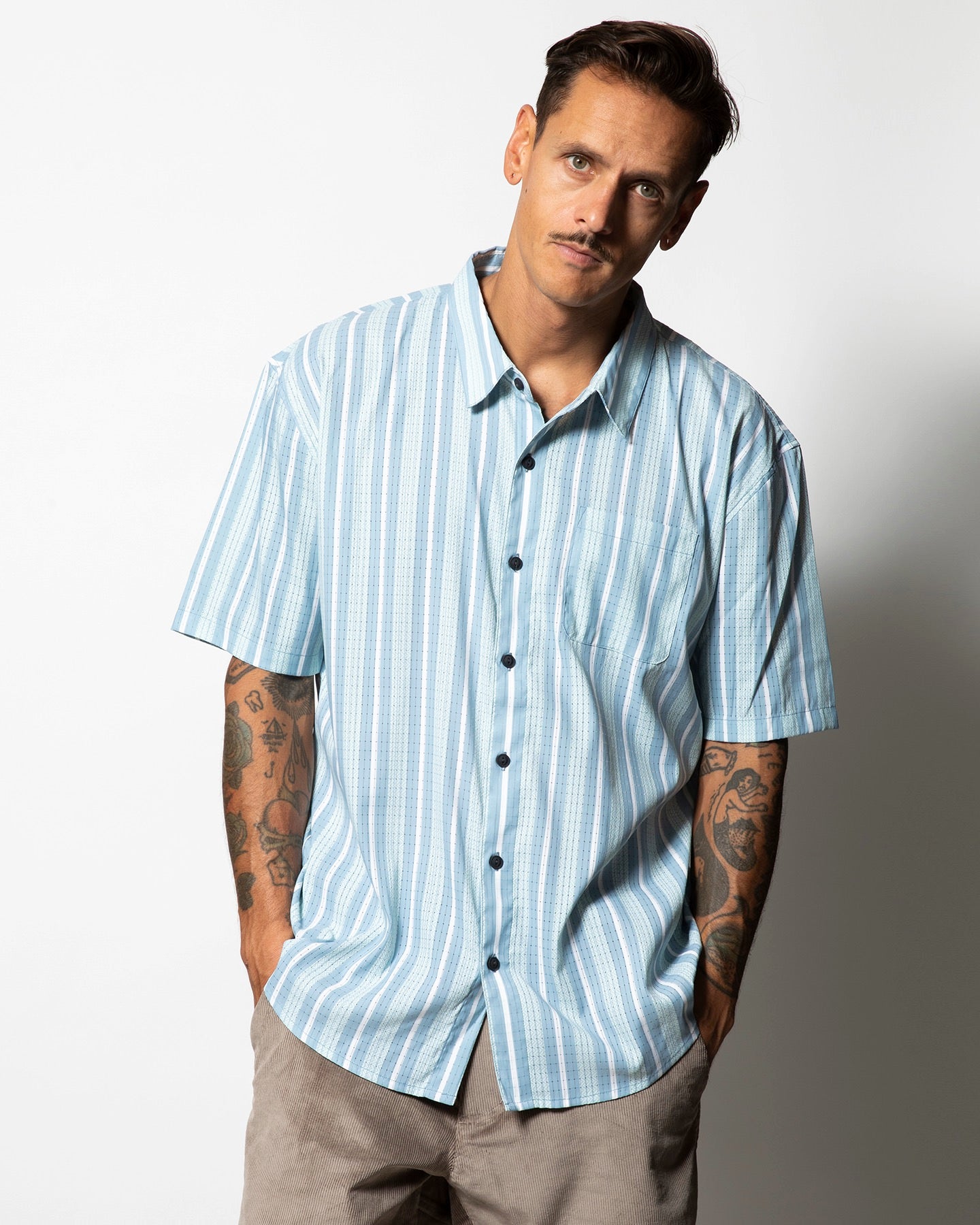 Vertical Stripe Bless Up S/S