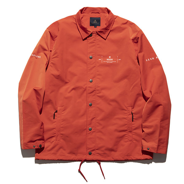 Coach jacket outlet orange