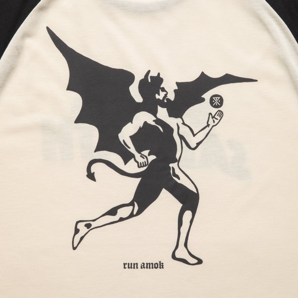 BLACK SABBATH MATHIS RAGLAN / LS Tee ( ロングスリーブTシャツ ) / ROARK [ ロアーク ]  日本公式サイト