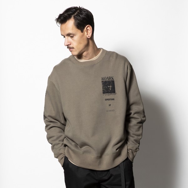 EXPEDITION” CREW SWEAT / Sweat ( スウェット ) / ROARK [ ロアーク