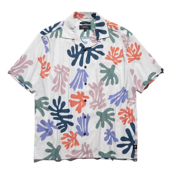 BLESS UP JOURNEY CORAL REEFER S/S WOVEN - COMFORT FIT