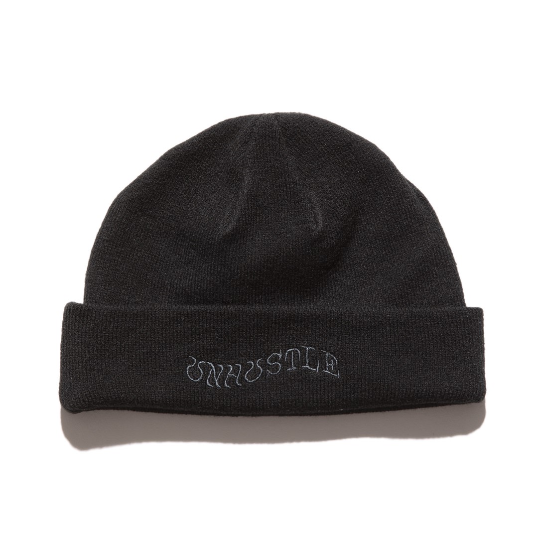 "UNHUSTLE" HIGH GAUGE KNIT CAP